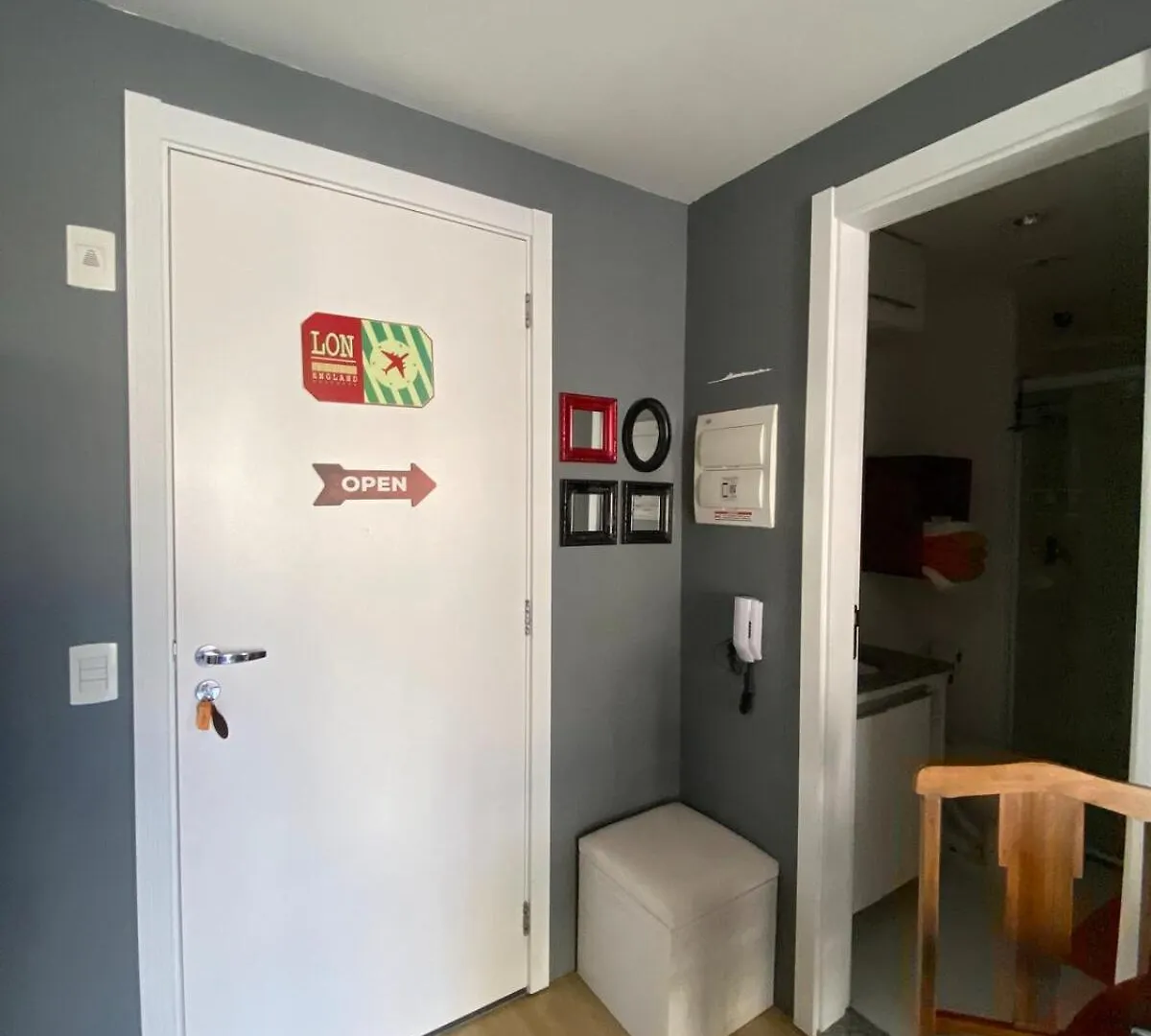 Apartmán Loft Stripe - Loft Aconchegante Na Liberdade São Paulo 0*,