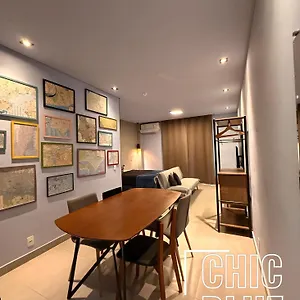  Apartamento Chic Blue Designer Com Vaga De Garagem
