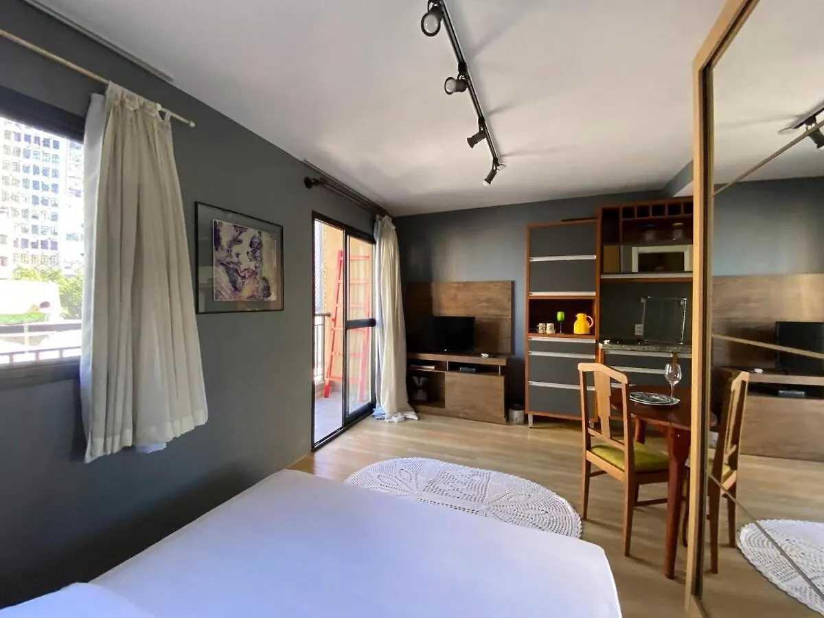 Loft Stripe - Loft Aconchegante Na Liberdade Apartment Sao Paulo