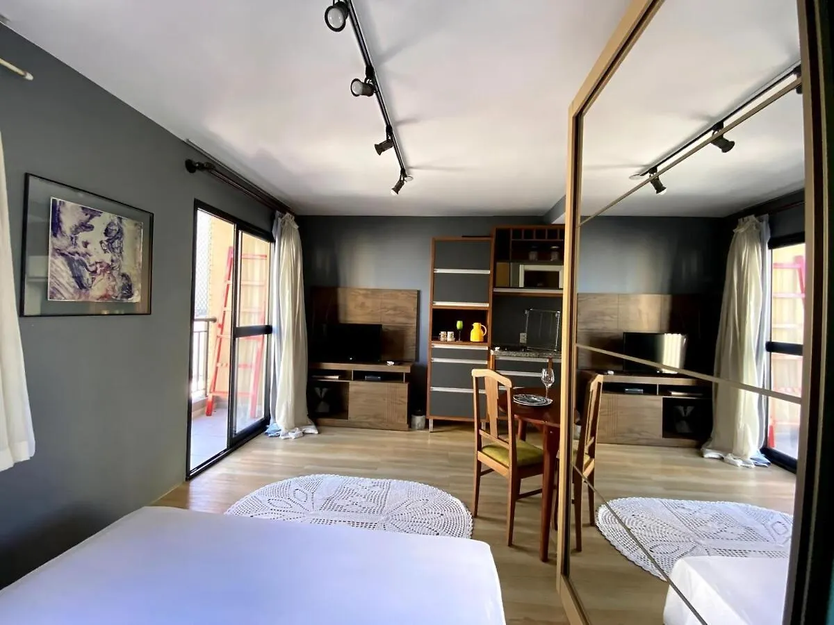 Loft Stripe - Loft Aconchegante Na Liberdade Apartment Sao Paulo